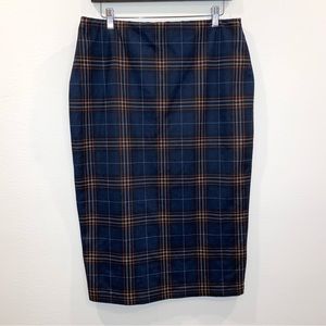 Sanctuary Pull On Plaid Pencil Skirt - Size XL